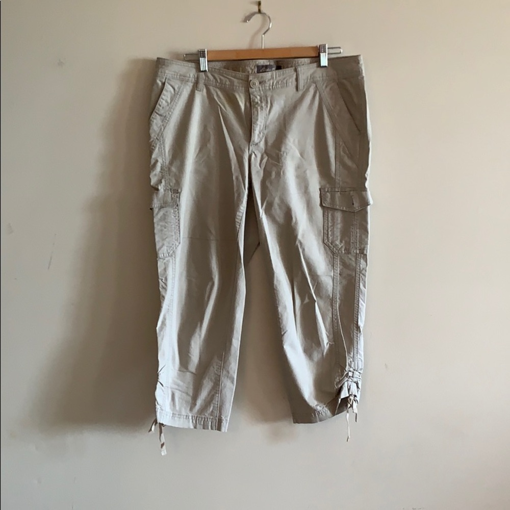 Eddie Bauer Capri cargo pants.